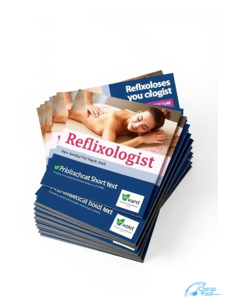 Reflexologist 3" x 6" Postcards printed on premium cardstock