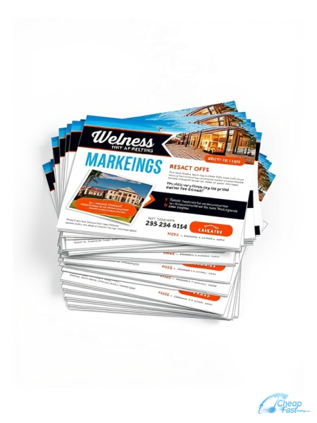 Resort Manager 3.5" x 8.5" Postcards printed on premium cardstock
