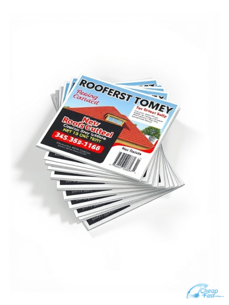 Roofer 4" x 11" EDDM® Postcards printed on premium cardstock