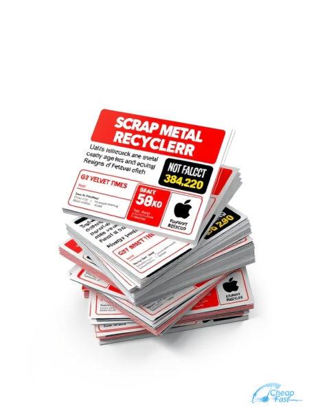 Scrap Metal Recycler 4.5" x 6.5" Postcards printed on premium cardstock