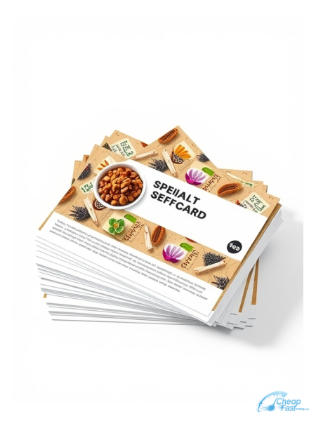 Specialty Spice Tea Merchant 8" x 10" EDDM® Postcards printed on premium cardstock