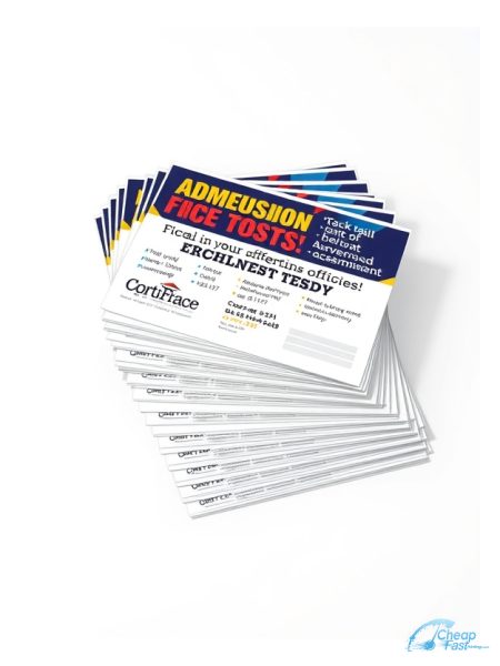 University Admissions Officer 3" x 6" Postcards printed on premium cardstock