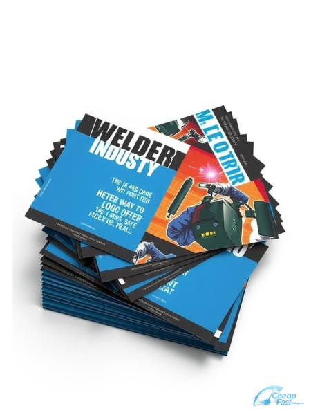 Welder 3.5" x 5.5" Postcards printed on premium cardstock