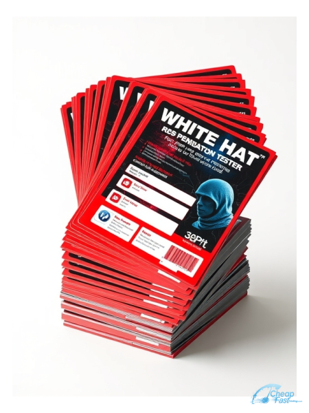 White Hat Hacker Penetration Tester 6" x 9" Postcards printed on premium cardstock