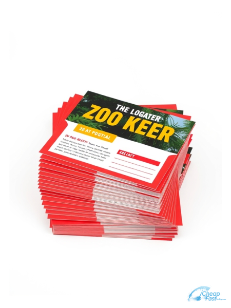Zoo Keeper 5" x 5" Postcards printed on premium cardstock