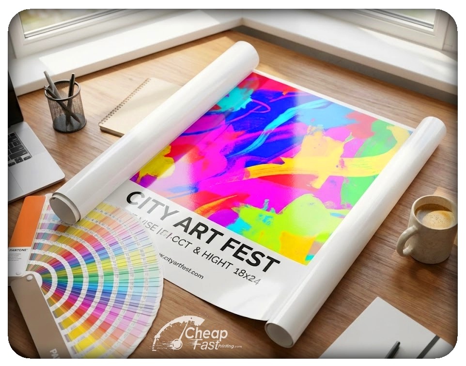 Custom Print Printing Sizes Glossy Finish