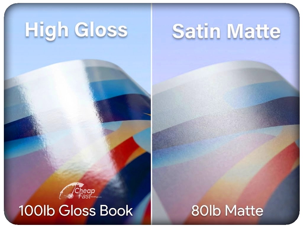 Print Paper Texture Comparison Matte Vs Gloss