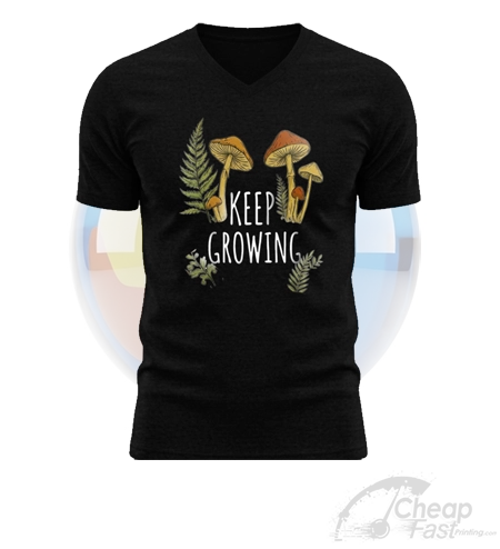 Man Black V Neck