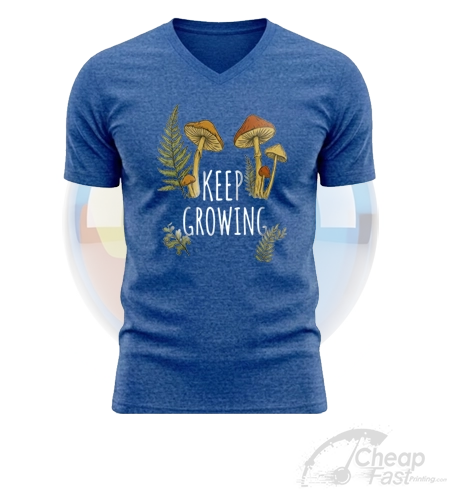 Man Blue V Neck