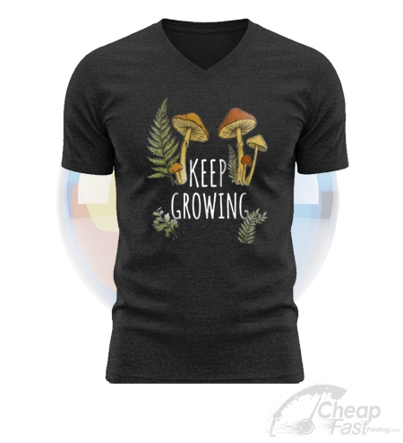 Man Charcoal V Neck