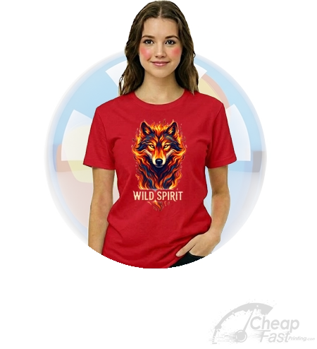 Women Red Crew