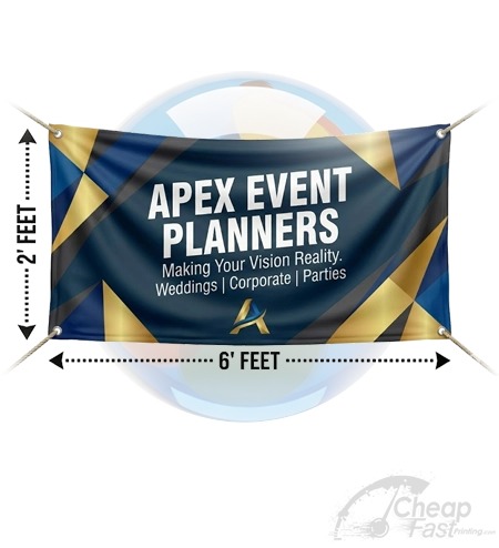 2x6 Outdoor Banner Grommets