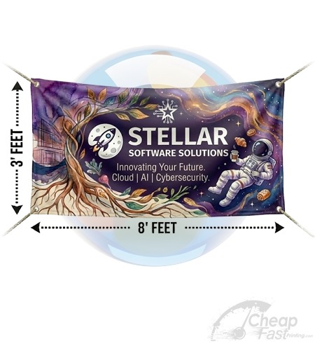 3x8 Mesh Fence Banner