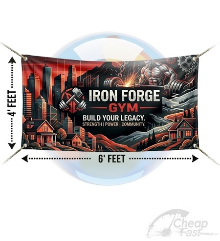 4x6 Full Color Banner