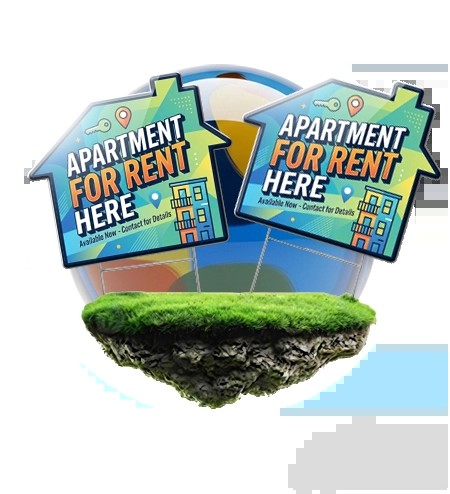 Apartment Layout Shaped Display