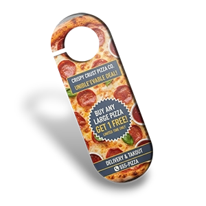 Custom door hanger printing