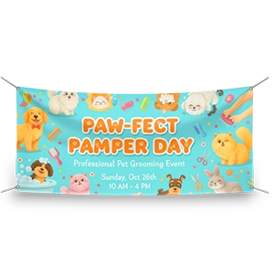 Durable vinyl banner printing