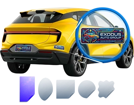 Weatherproof oval destination decal (OBX style)