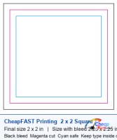 2 x 2 square 1 bleed template