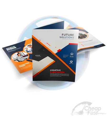 Express Brochures on a real job, not a stock icon
