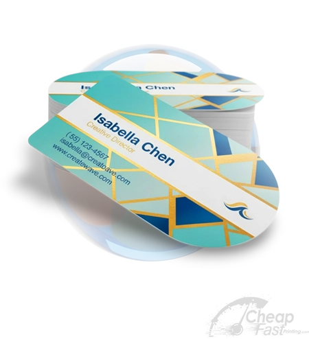 Half Circle Business Cards