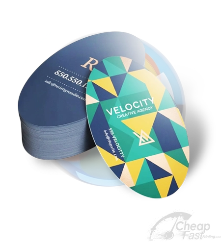 Oval Business Cards