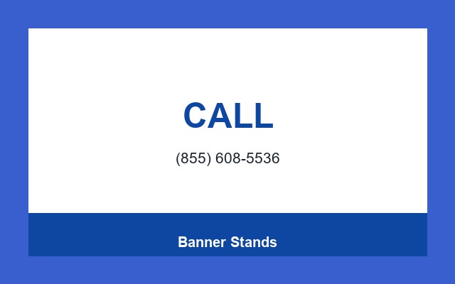Banner Stands Design Studio Phone bar