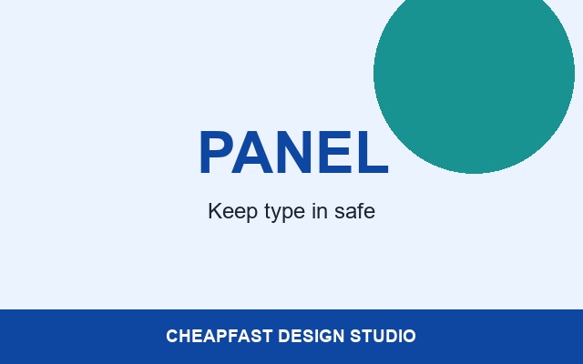 Calendars Design Studio Panel