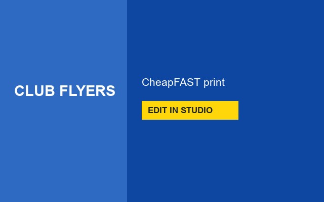 Club Flyers Design Studio Sale shout