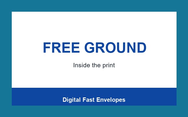 Digital Fast Envelopes Design Studio Footer band