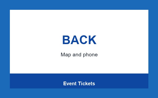 Event Tickets Design Studio Back panel