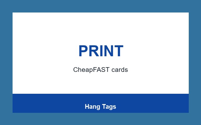 Hang Tags Design Studio Bottom rule