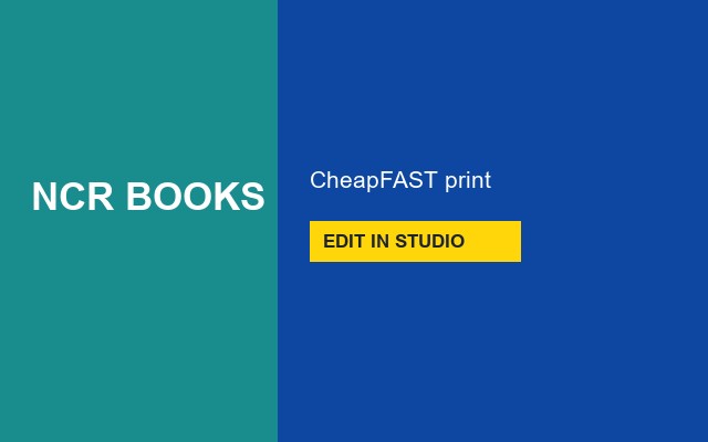 NCR Books Design Studio Cover