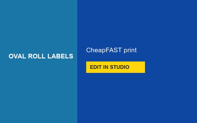 Oval Roll Labels Design Studio Seal
