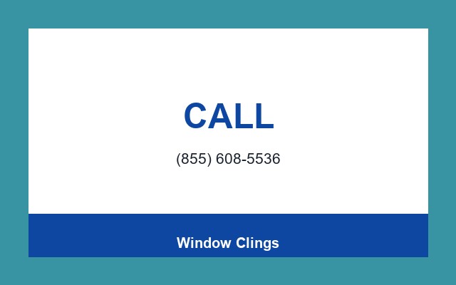 Window Clings Design Studio Phone bar