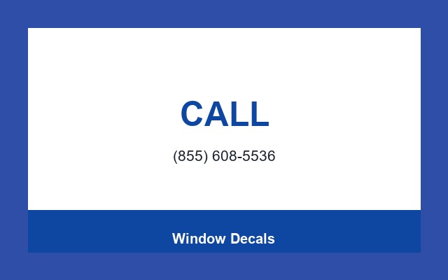 Window Decals Design Studio Phone bar