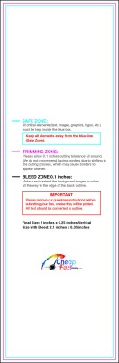 Bookmark - 2inx6.25 Inches - V