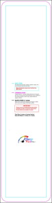 Bookmark - 2inx8 Inches - V - Round