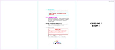 Brochure - 11inx25.5 Inches - Trifold - Outside