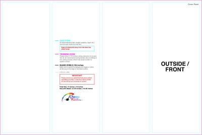 Brochure - 12inx18 Inches - Accordion - Outside
