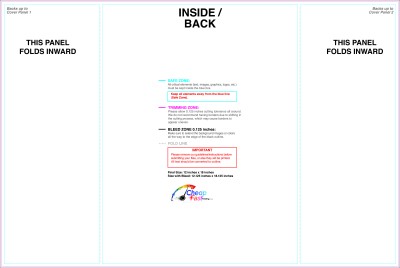 Brochure - 12inx18 Inches - Singlegatefold - Inside