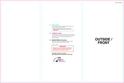 Brochure - 12inx18 Inches - Trifold - Outside