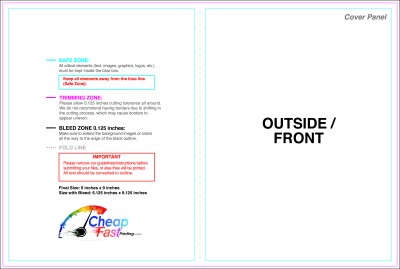 Brochure - 6inx9 Inches - Halffold - Outside