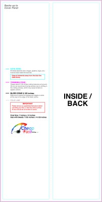 Brochure - 7inx14 Inches - Vertical - Halffold - Inside