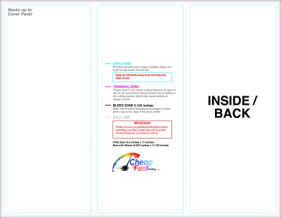 Brochure - 8.5inx11 Inches - Zfold - Inside