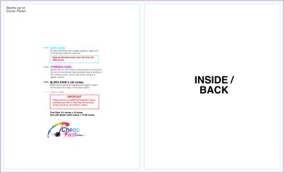 Brochure - 8.5inx14 Inches - Halffold - Inside