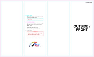 Brochure - 8.5inx14 Inches - Parallelfold - Outside