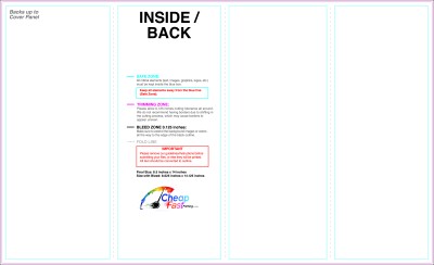 Brochure - 8.5inx14 Inches - Rollfold - Inside