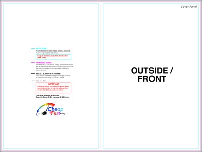 Brochure - 9inx12 Inches - Halffold - Outside