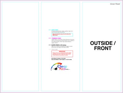 Brochure - 9inx12 Inches - Trifold - Outside